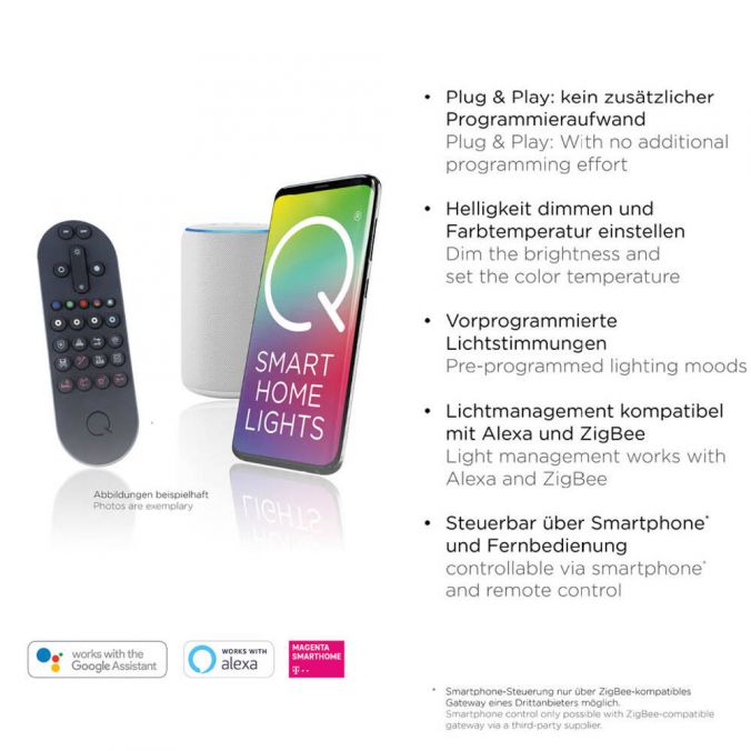 Paul Neuhaus Paul Neuhaus LED Deckenleuchte Q-MAGONG schwarz steuerbar Smarthome Begrenztes Angebot
