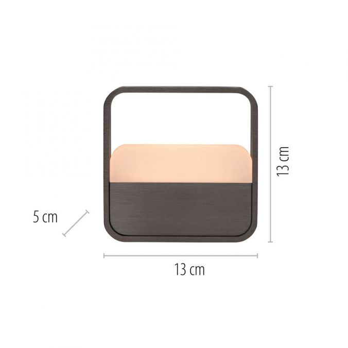 Paul Neuhaus Paul Neuhaus LED Tischleuchte Pure Go dark-metal brown Akku Touch USB Muttertagsangebot