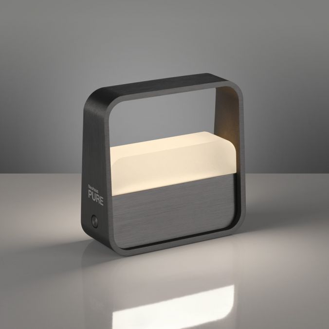 Paul Neuhaus Paul Neuhaus LED Tischleuchte Pure Go grau Akku Touch USB Vatertagsangebot