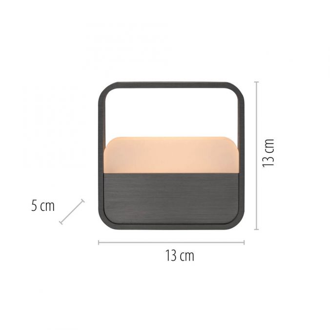 Paul Neuhaus Paul Neuhaus LED Tischleuchte Pure Go grau Akku Touch USB Vatertagsangebot