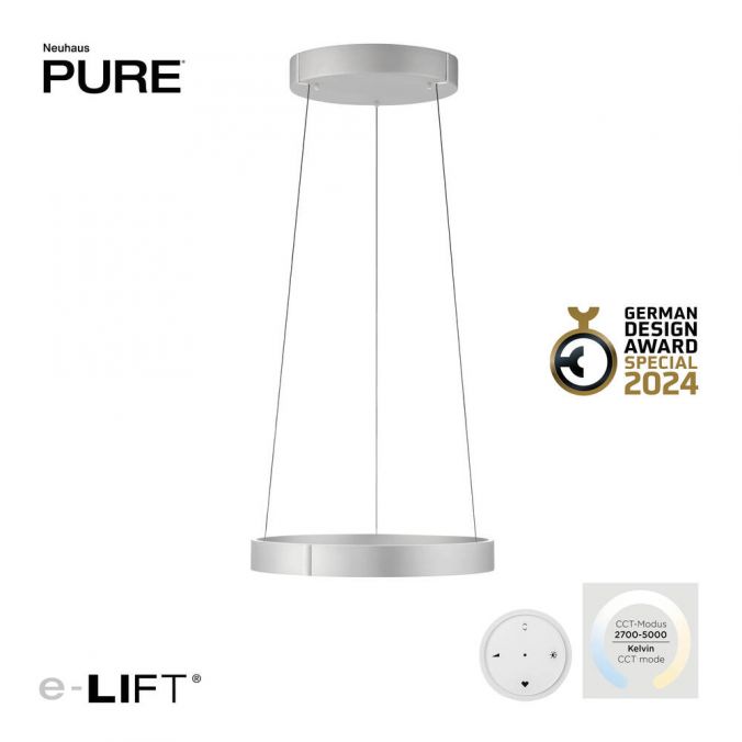 Paul Neuhaus Paul Neuhaus LED Pendelleuchte PURE E-Clipse aluminium elektrisch