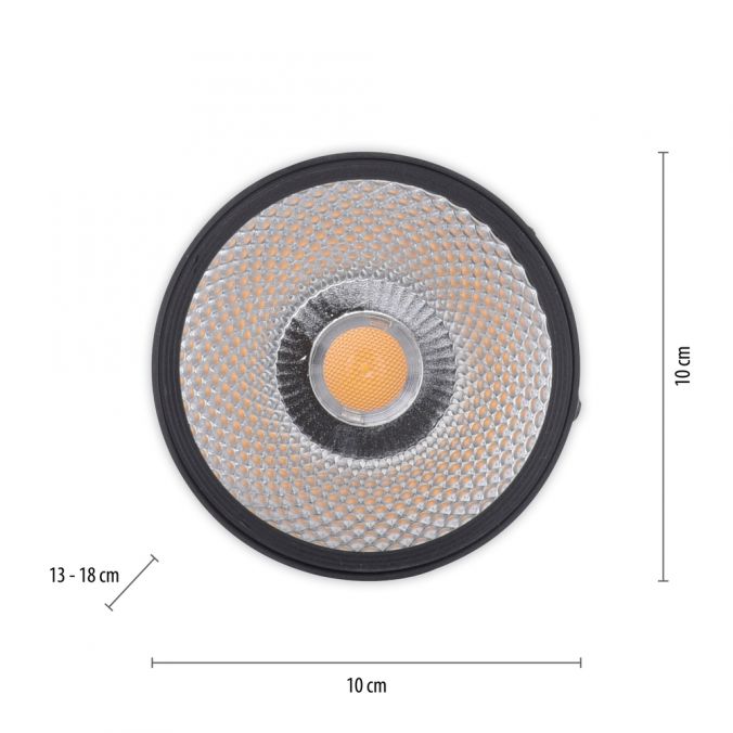 Paul Neuhaus Paul Neuhaus LED Deckenstrahler PURE-NOLA schwarz 1 flammig drehbar dimmbar Exklusive Angebote