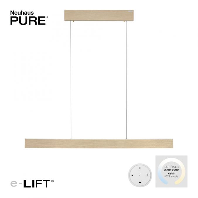 Paul Neuhaus Paul Neuhaus LED Pendelleuchte PURE-E-MOTION messing matt elektrisch Touch