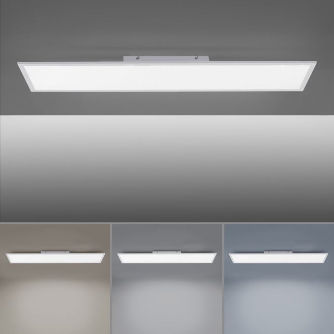 Paul Neuhaus LED-Panel, weiß, 100x25cm, Lichtfarbsteuerung, Fernbedienung Bis zu 50% Rabatt