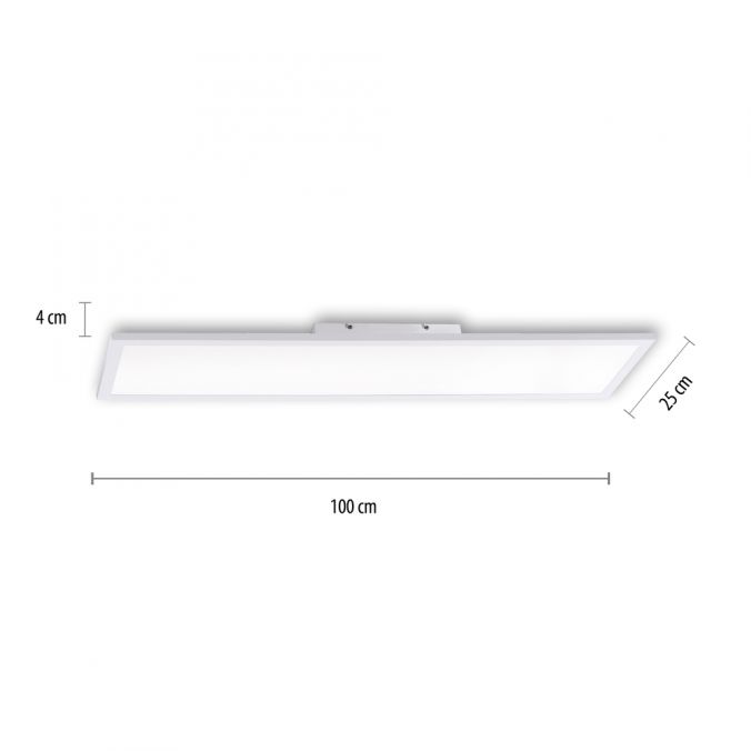 Paul Neuhaus LED-Panel, weiß, 100x25cm, Lichtfarbsteuerung, Fernbedienung Bis zu 50% Rabatt