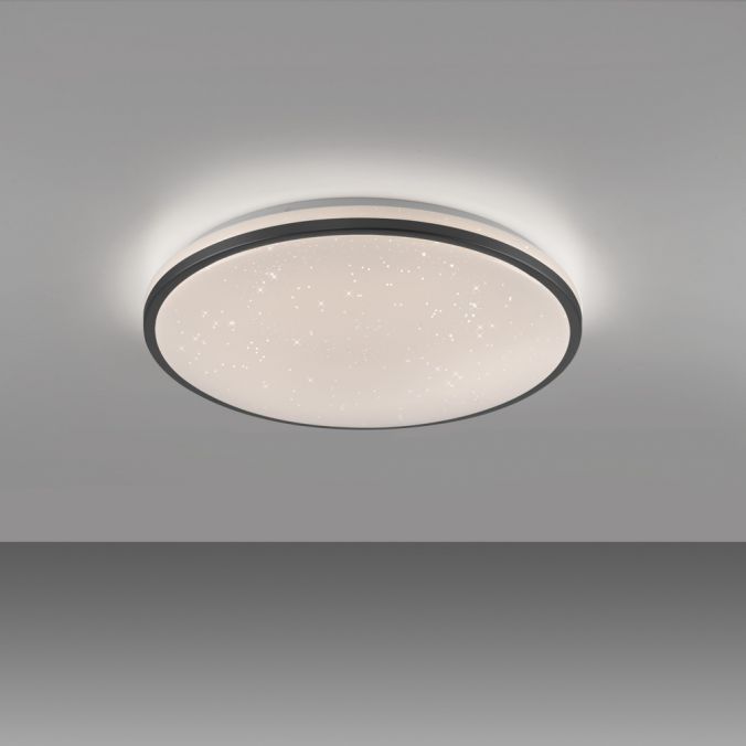 Paul Neuhaus LED Deckenleuchte D=49cm schwarz Sternenhimmeloptik dimmbar Bis zu 60% Rabatt