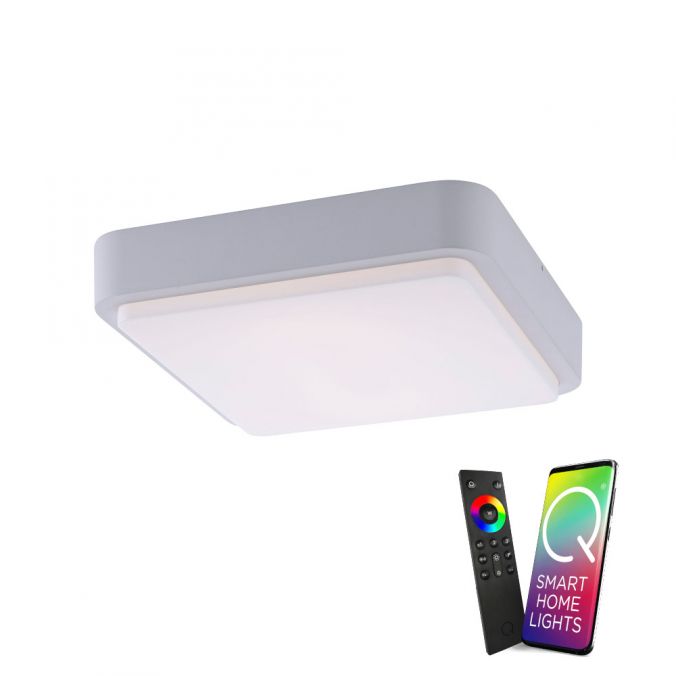 Paul Neuhaus Paul Neuhaus, Q-LENNY, LED-Außenlampe, 36,4x36,4 cm, IP65, Smart Home(Auslauf)