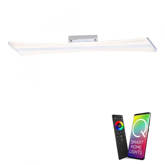 Paul Neuhaus Paul Neuhaus, Q-RILLER, LED-Deckenleuchte, dimmbar, Smart Home (Auslauf)