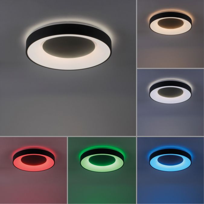 Paul Neuhaus LED-Deckenleuchte, anthrazit, dimmbar, App, Fernbedienung Muttertagsangebot
