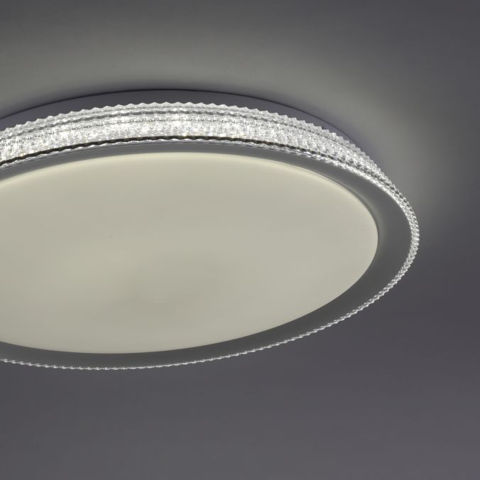 Paul Neuhaus LED-Deckenleuchte, silber, dimmbar, App, Fernbedienung Vatertagsangebot