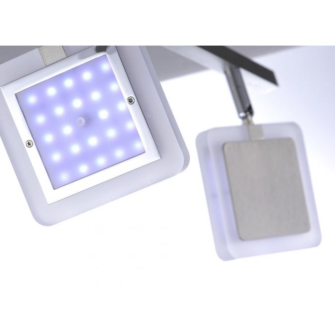 Paul Neuhaus Paul Neuhaus, Q-VIDAL, LED-Deckenleuchte, 4-flg, silber, Smart Home (Auslauf) Top Angebot