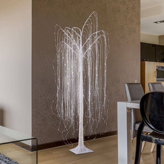 Paul Neuhaus LED Baum, weiß, Weidenoptik, warmweißes Licht, spritzwassergeschützt Super Sparpreis