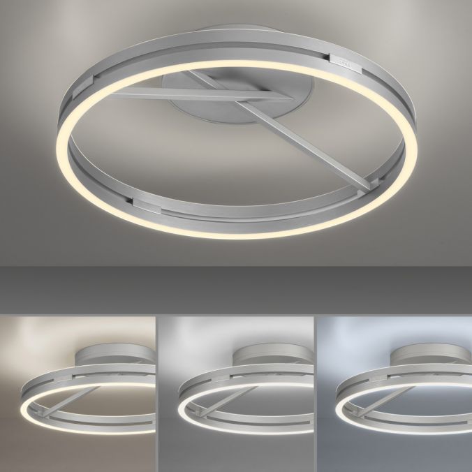 Paul Neuhaus Paul Neuhaus LED Deckenleuchte PURE Loop aluminium Fernbedienung Wochenangebot