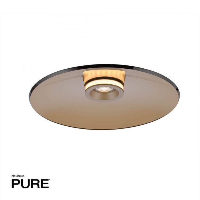 Paul Neuhaus Paul Neuhaus LED Deckenleuchte Pure Moon bronze Amberfarben dimmbar