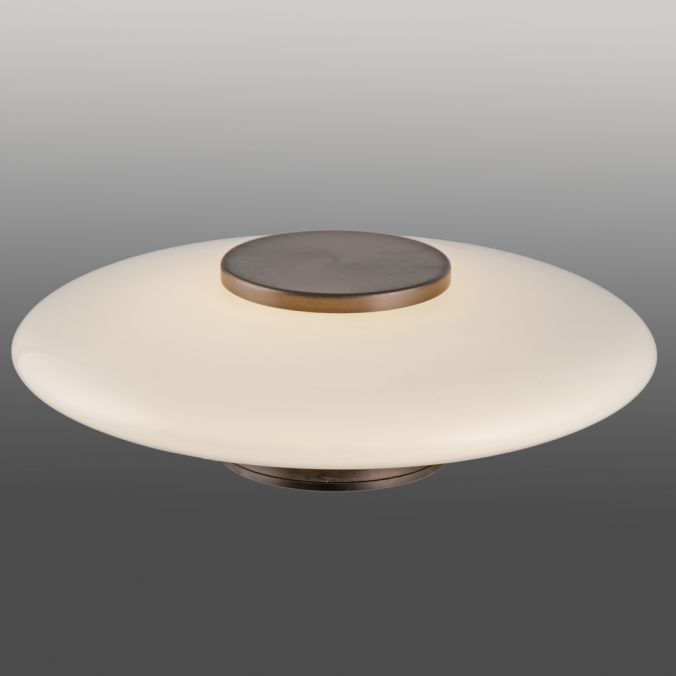 Paul Neuhaus Paul Neuhaus LED Wand- und Deckenleuchte PURE Vitrum dark-metal brown Letzter Tag
