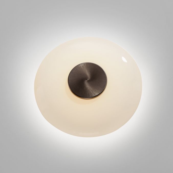 Paul Neuhaus Paul Neuhaus LED Wand- und Deckenleuchte PURE Vitrum dark-metal brown Letzter Tag