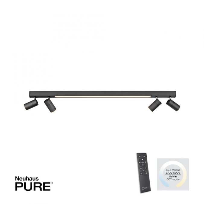 Paul Neuhaus Paul Neuhaus PURE LINES SPOT LED Strahler anthrazit dimmbar drehbar CCT