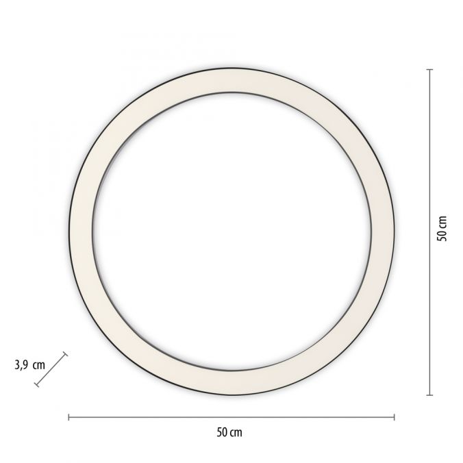 Paul Neuhaus Paul Neuhaus LED Deckenleuchte PURE-LINES ROUND anthrazit 50x50 dimmbar CCT Riesige Rabatte