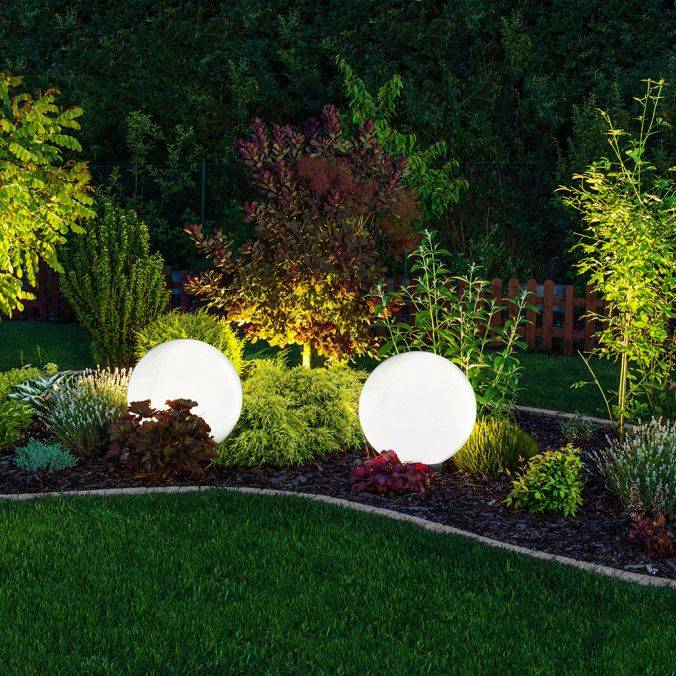 Paul Neuhaus Kugelleuchten, 2er-Set, Ø 30cm, Opalweiß, IP44, Gartenleuchte Verkauf