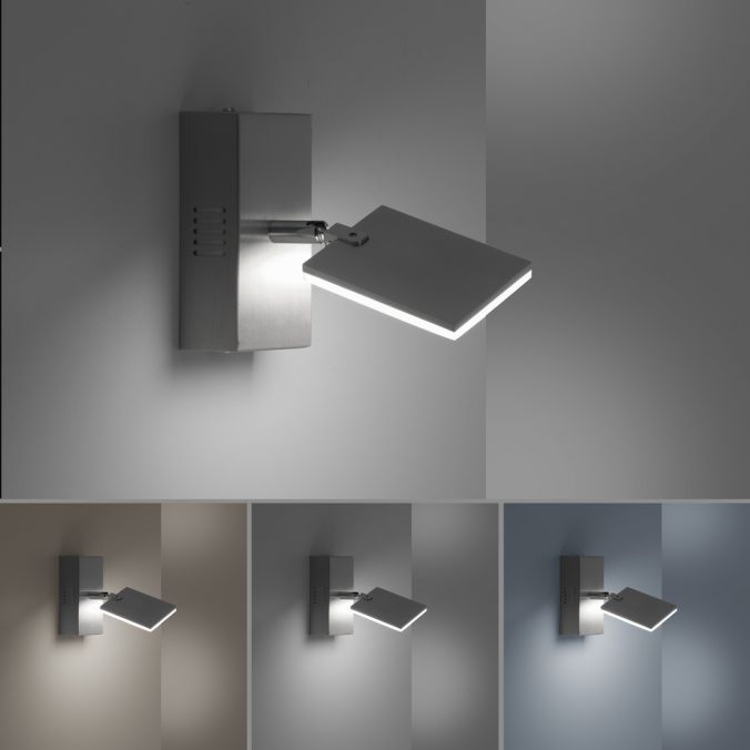 Paul Neuhaus Paul Neuhaus PURE MIRA LED Wandleuchte aluminium 1 flammig drehbar dimmbar Limitierter Zeitrabatt