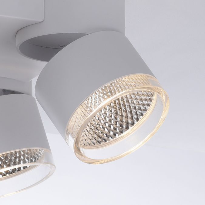 Paul Neuhaus Paul Neuhaus LED Deckenleuchte PURE-NOLA weiß 4 flammig drehbar dimmbar Fabrik Onlineshop