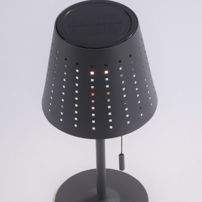 Paul Neuhaus LED Tischleuchte, anthrazit, modern, inkl. Zugschalter, solarbetrieben Cyber Monday