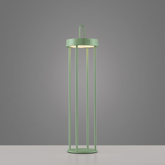 Paul Neuhaus LED Akkulampe Tischleuchte grün 50cm Touchdimmer IP44 Gartenleuchte Osterangebot