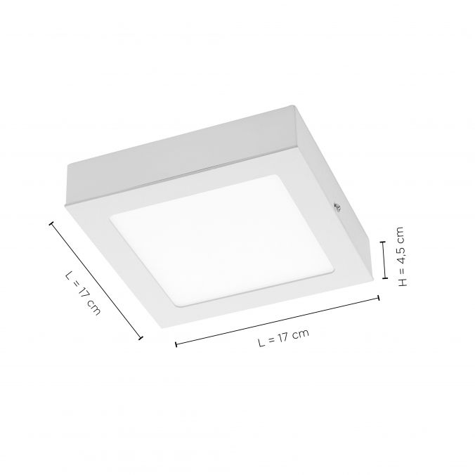 Paul Neuhaus LED-Einbauleuchte, weiß, quadratisch, warmweiß, dimmbar, blendfrei, modern Jubiläumsangebot