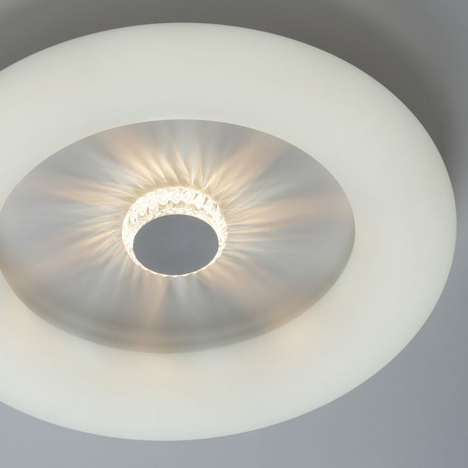 Paul Neuhaus LED Deckenleuchte weiß rund 50x50 Kristalleffekte dimmbar steuerbar CCT Saisonale Angebote