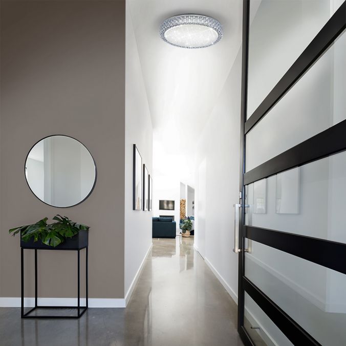 Paul Neuhaus LED-Deckenleuchte, Sternenhimmel, Lichtfarbsteuerung, Ø 40cm, modern Sonderangebote