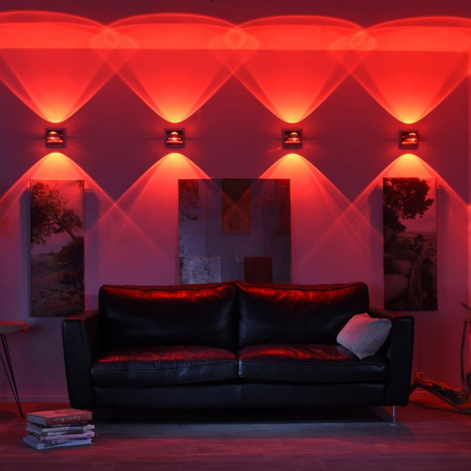 Paul Neuhaus Paul Neuhaus, Q-FISHEYE, LED-Wandleuchte, dimmbar, Linse, Smart Home VIP-Rabatte