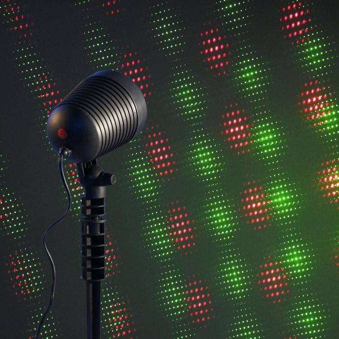 Paul Neuhaus Erdspießleuchte, Laserleuchte, schwarz, IP44, bunte Lichteffekte Bis zu 50% Rabatt