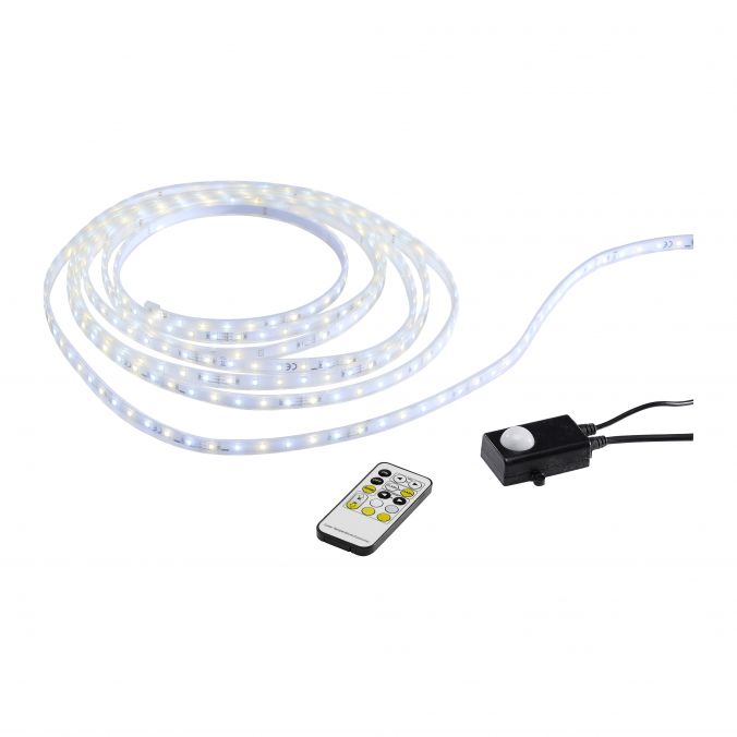 Paul Neuhaus LED-Stripes, 5m lang, transparent, IP44, CCT, dimmbar Nur für heute