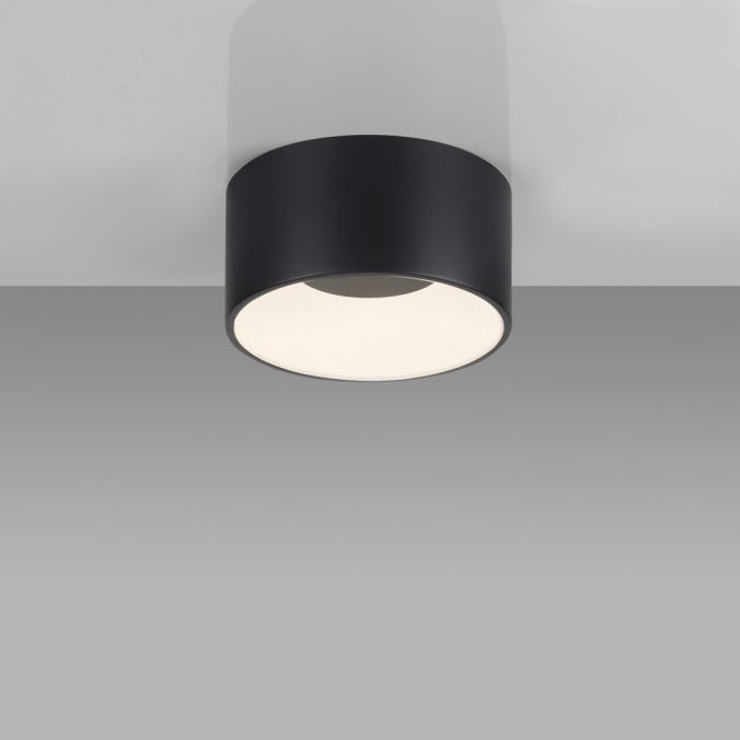 Paul Neuhaus LED Deckenleuchte schwarz D=16cm dimmbar SymplyDim Spot Clearance-Verkauf