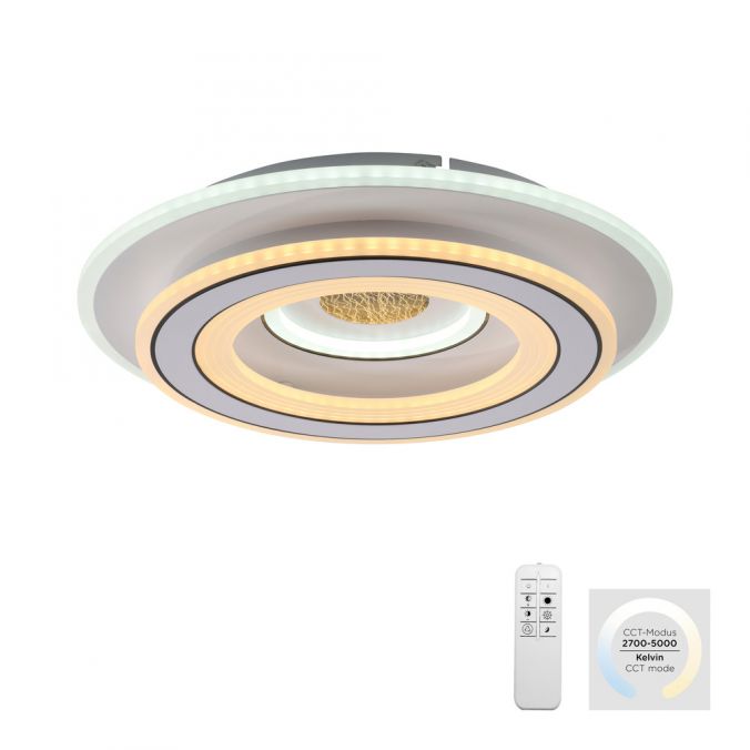 Paul Neuhaus LED Deckenleuchte weiß Nachtlichtfunktion dimmbar Fernbedienung CCT