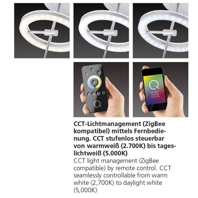 Paul Neuhaus Paul Neuhaus, Q-AMY, LED-Deckenleuchte, dimmbar, CCT, Smart Home (Auslauf) 2025