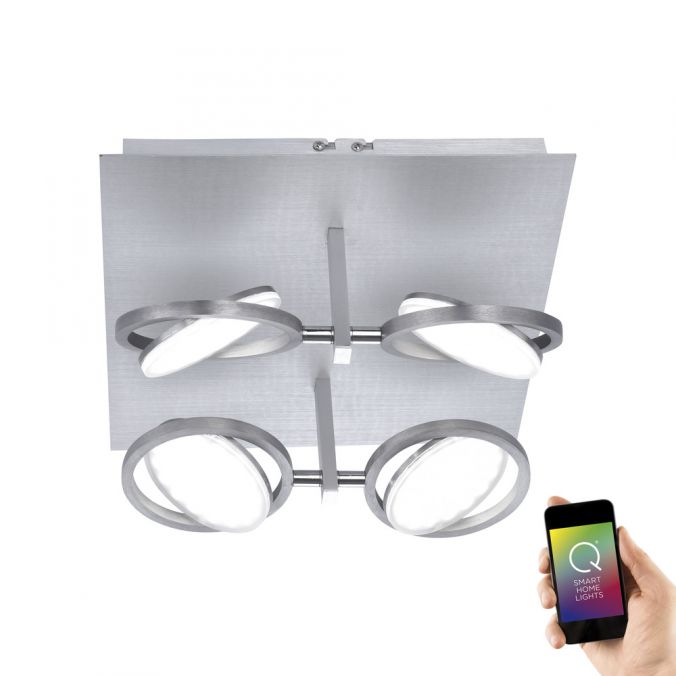 Paul Neuhaus Paul Neuhaus, Q-ORBIT, LED-Deckenleuchte, 31x31cm, Smart Home, dimmbar (Auslauf)