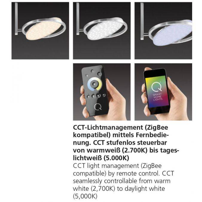 Paul Neuhaus Paul Neuhaus, Q-ORBIT, LED-Deckenleuchte, 31x31cm, Smart Home, dimmbar (Auslauf) Verkauf