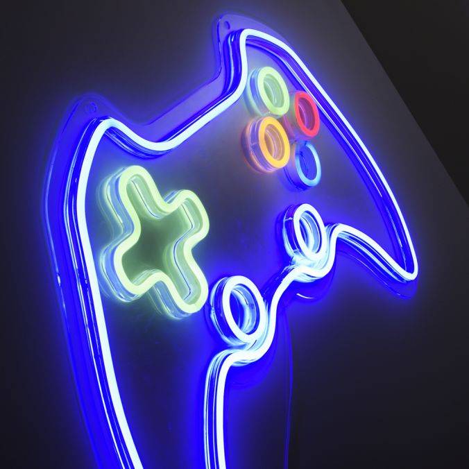 Paul Neuhaus LED Wandleuchte mehrfarbig Controller Gamepad USB Dekoration Kostenloser Versand
