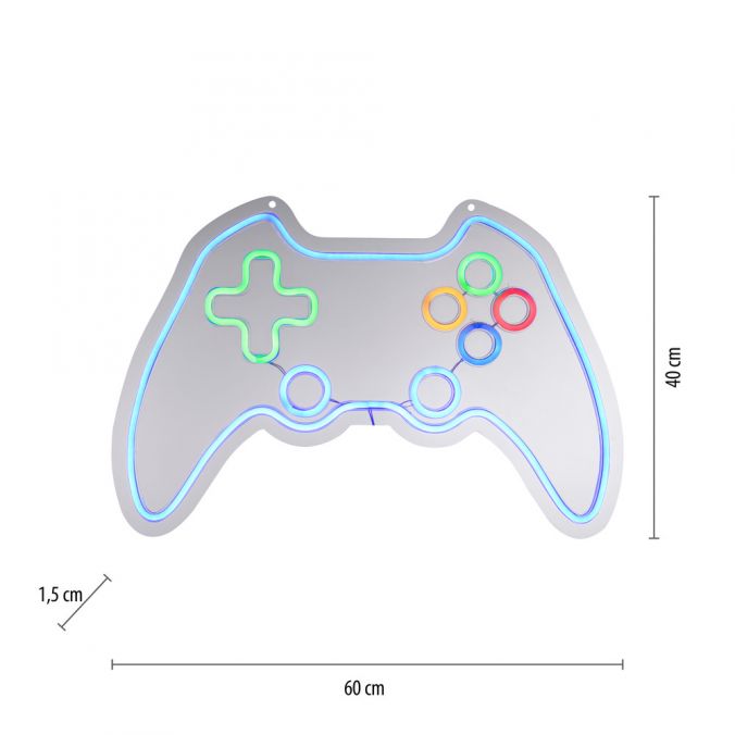 Paul Neuhaus LED Wandleuchte mehrfarbig Controller Gamepad USB Dekoration Kostenloser Versand