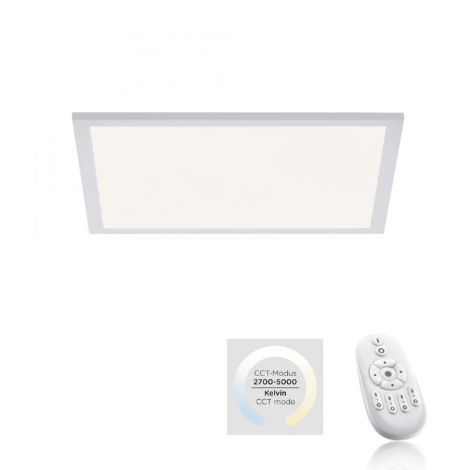 Paul Neuhaus LED-Panel, weiß, 45x45cm, flach, blendfreies Licht, CCT, dimmbar
