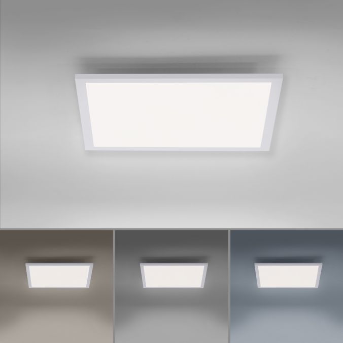 Paul Neuhaus LED-Panel, weiß, 45x45cm, flach, blendfreies Licht, CCT, dimmbar Fabrik Onlineshop