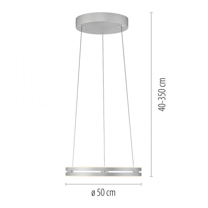 Paul Neuhaus Paul Neuhaus LED Pendelleuchte PURE E-Loop aluminium e-LIFT Online Shopping