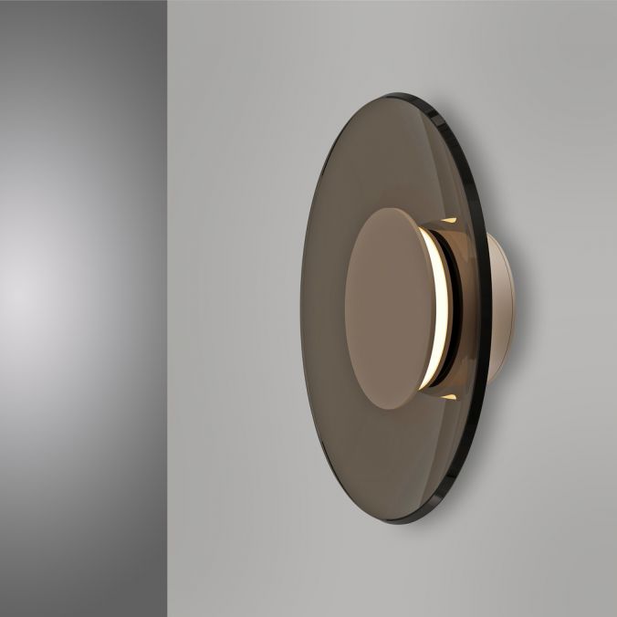 Paul Neuhaus Paul Neuhaus LED Wandleuchte Pure Moon bronze Tronicdimmer Preisnachlass
