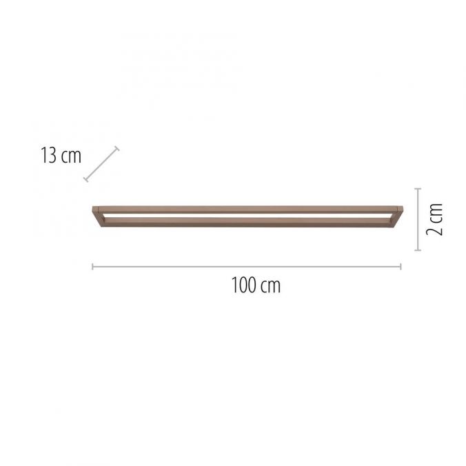 Paul Neuhaus Paul Neuhaus LED Wandleuchte PURE Puro bronze Touchdimmer drehbar Saisonschlussverkauf