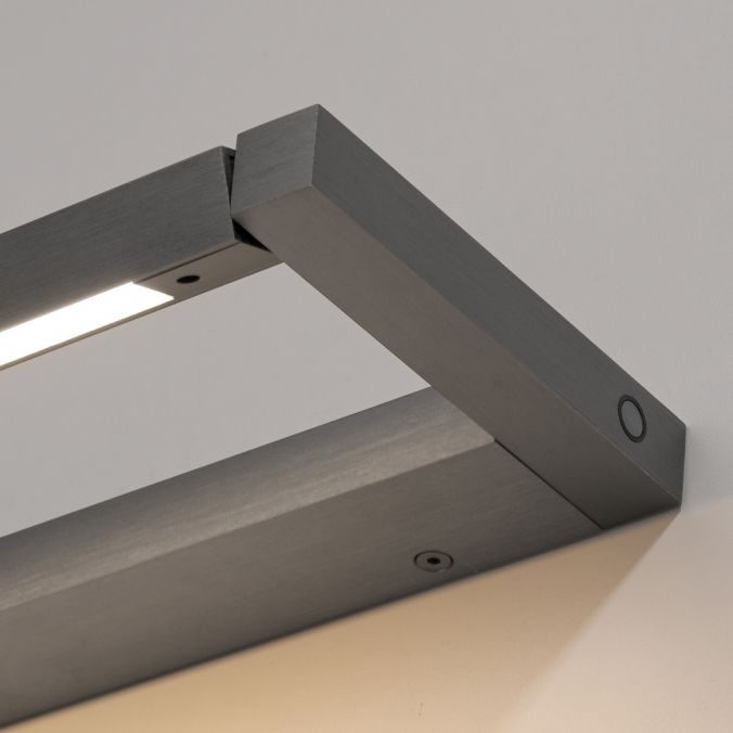 Paul Neuhaus Paul Neuhaus LED Wandleuchte PURE Puro grau eloxiert Touchdimmer Black Friday