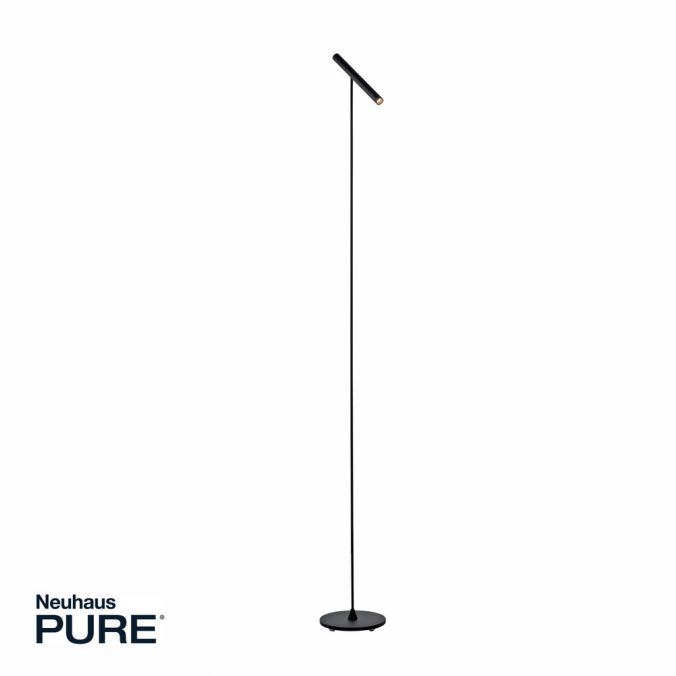 Paul Neuhaus Paul Neuhaus PURE TITUA LED Stehleuchte schwarz dimmbar kurzer Leuchtenkopf