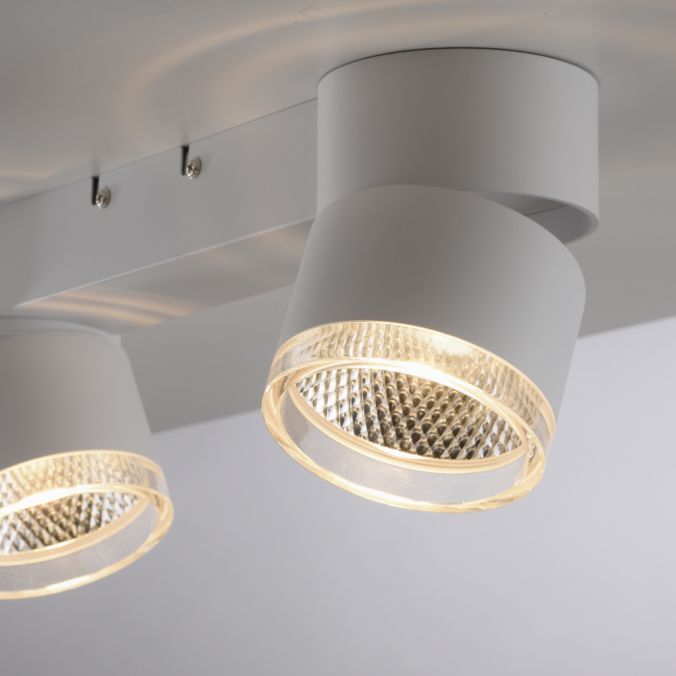 Paul Neuhaus Paul Neuhaus LED Deckenleuchte PURE-NOLA weiß 2 flammig drehbar dimmbar Lagerräumung