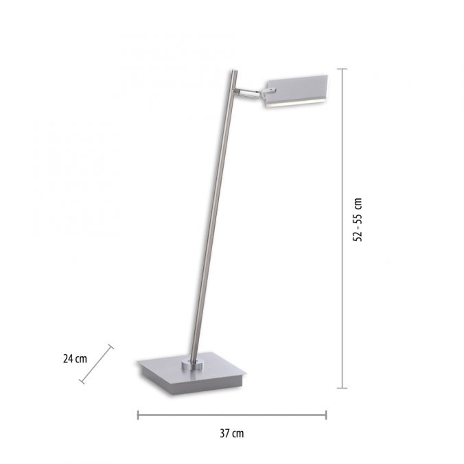 Paul Neuhaus Paul Neuhaus PURE MIRA LED Tischleuchte aluminium dimmbar Schreibtischlampe Heißer Verkauf