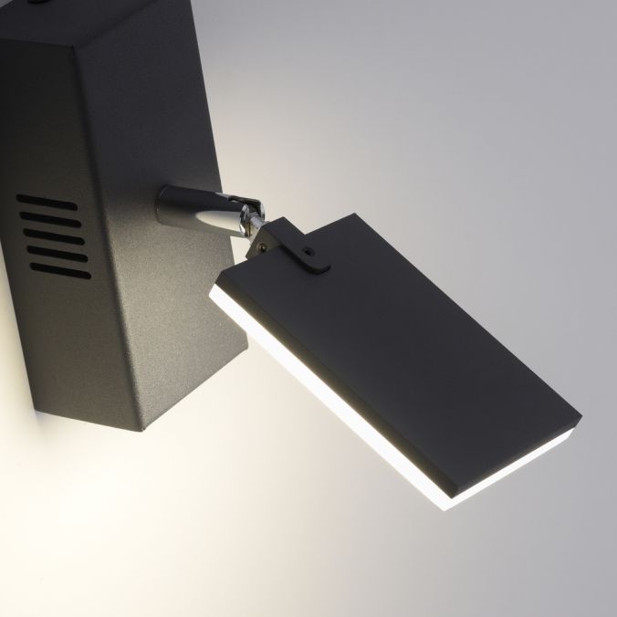 Paul Neuhaus Paul Neuhaus PURE MIRA LED Wandleuchte anthrazit 1 flammig drehbar dimmbar Neueste Mode